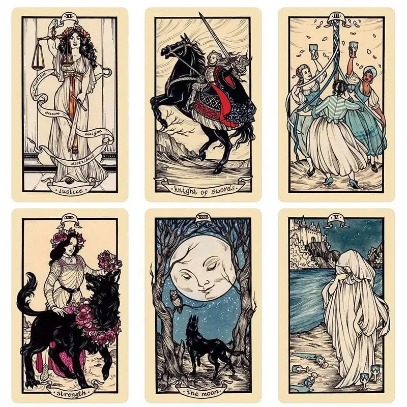 Fyodor Pavlov Tarot Cards Divination Deck English Versions Edition Oracle Board Παίζοντας επιτραπέζια παιχνίδια για πάρτι — image 2