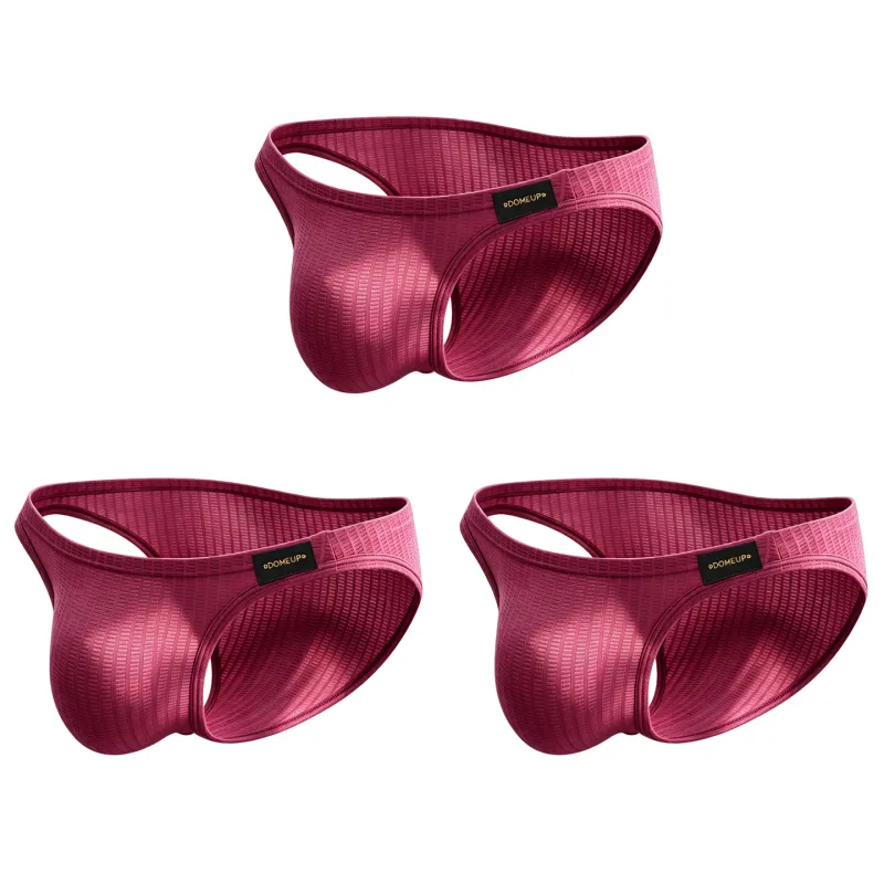 Men's Underwear Ribbed Texture Mens Brief Nylon Elastane Underpants Lightweight Thin Comfortable Male Triangle Underwear M‑XXL — image 29