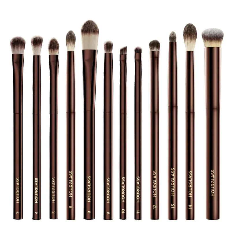 κλεψύδρα Σετ βουρτσών μακιγιάζ ματιών Luxury Shadow Cosmetic Brush Kit Blending Shaping Shaping Contouring Highlighting Brow Concealer Liner