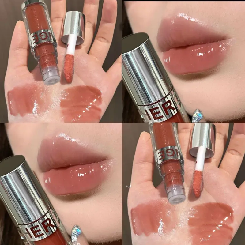 Herorange Clear Breathable Mirror Lip Gloss Moisturizing Water Shine Long Lasting Lip Glaze Daily Youth Cross-Border Cosmetics — image 8