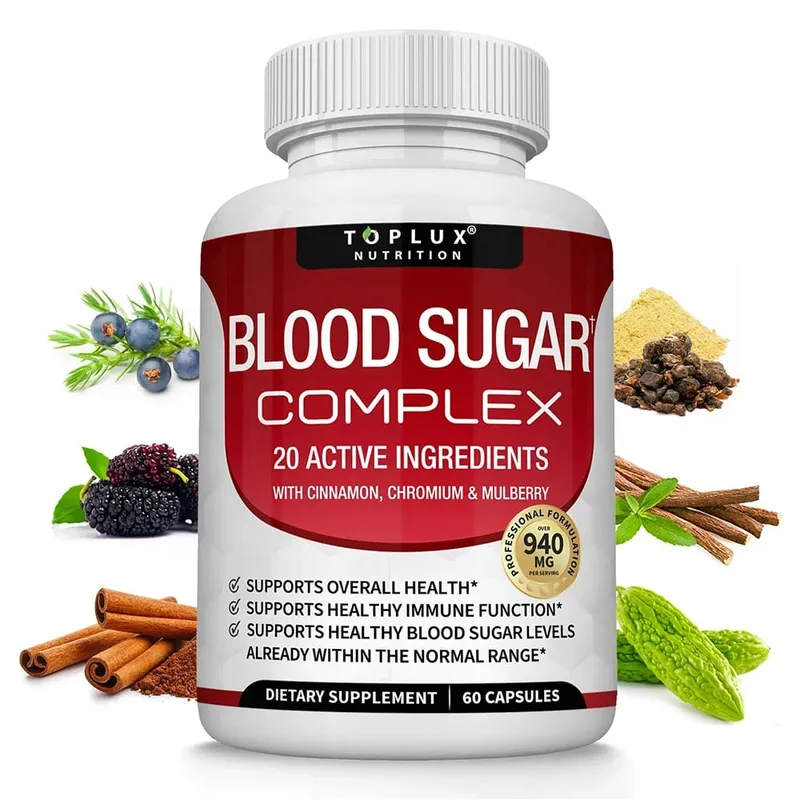 Συμπλήρωμα Premium Magnesium Complex 1000mg Magnesium Glysinate 525mg Blood Sugar Complex 940mg Moringa Capsules 1200mg Non-GMO — image 8