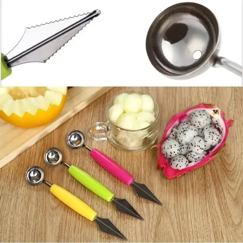 Kitchen Vegetable Carve Fruit Slicer Device Scoop Ballers Cutter Chop Gadgets Kitchen Gadgets Home Gadgets — image 5