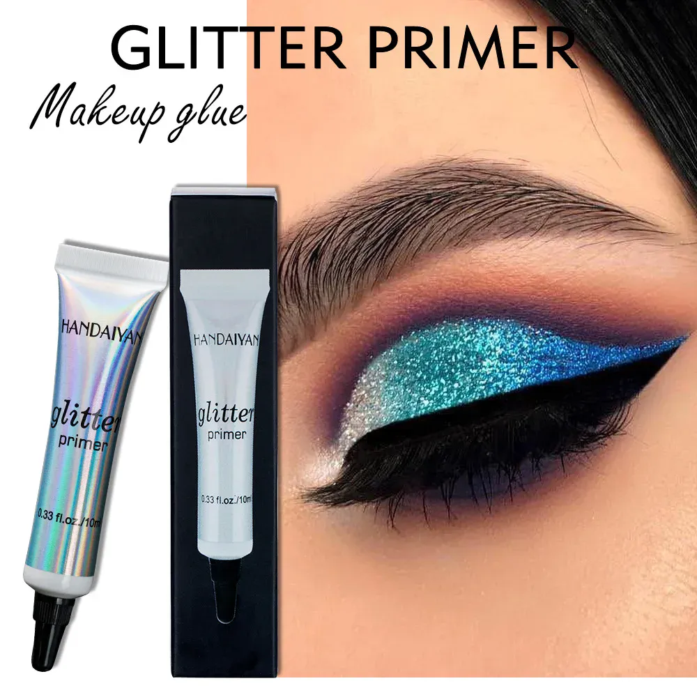 Γυναικεία βάση μακιγιάζ Glitter Eyeshadow Primer Μεγάλης διάρκειας Χρώμα Special Eye Primer Light Milk Cream Texture Cosmetics — image 5