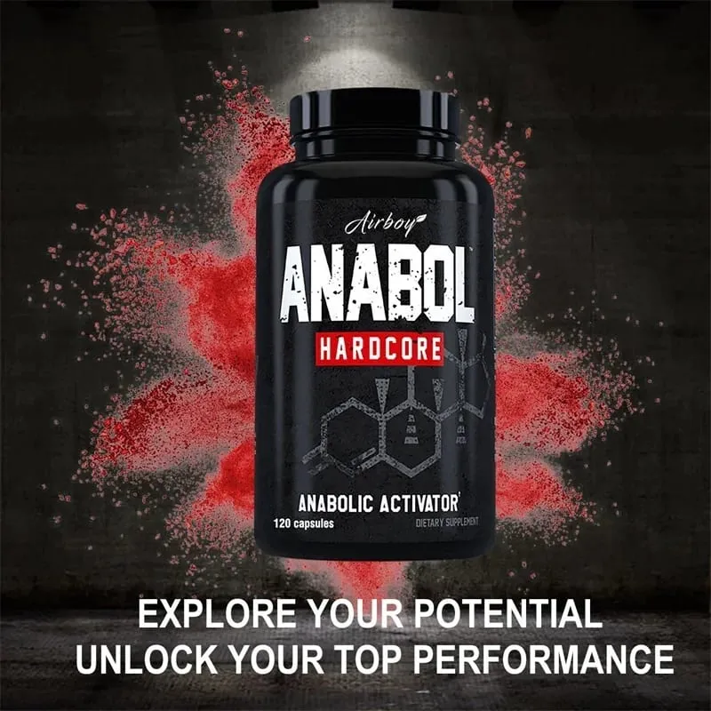 Anabol Hardcore Supplement - Muscle Growth Improved Endurance Stress and Mood Relief and Overall Health — image 6