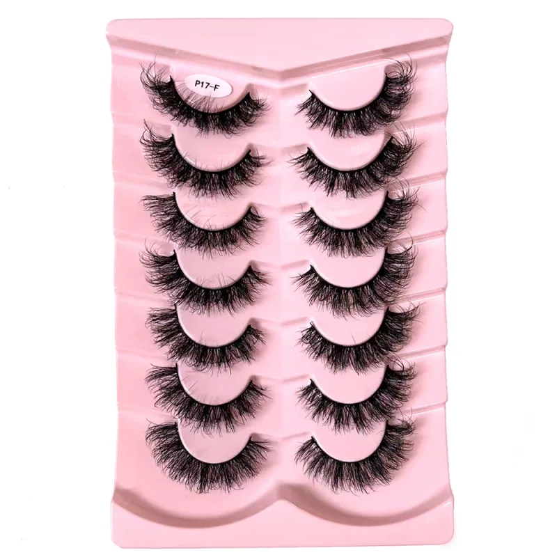 Κλασικές βλεφαρίδες 3D όγκου Faux Mink Lashes Φυσική εμφάνιση Χνουδωτές ψεύτικες βλεφαρίδες Wispy Cat Eye Lashes Αφράτες βλεφαρίδες 3D Mink — image 20