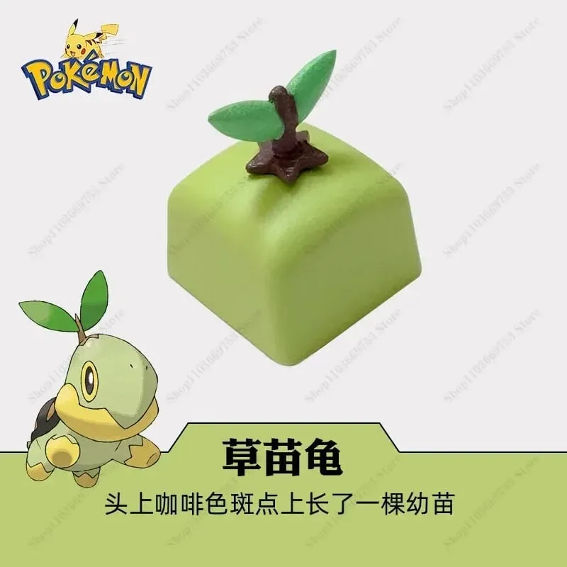 Pokemon Anime Cute Tail Keycaps Pikachu Gengar Eevee Keyboard Cap for Cross Shaft Μηχανικό πληκτρολόγιο 3D Resin Keycaps Το καλύτερο δώρο — image 4