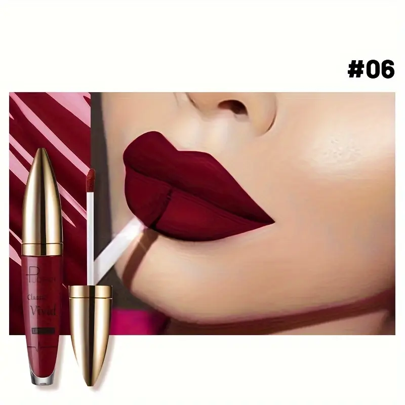 High Pigmented Matte Lip Glaze - Long-lasting Smudge Proof Liquid Lipstick Makeup Δώρα για την Ημέρα του Αγίου Βαλεντίνου Δώρο για την Ημέρα της Γυναίκας — image 2