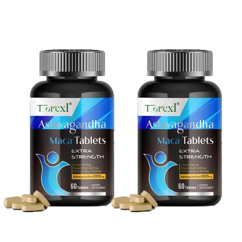 Ashwagandha Maca Tablets - Male Supplement - Endurance for Men
