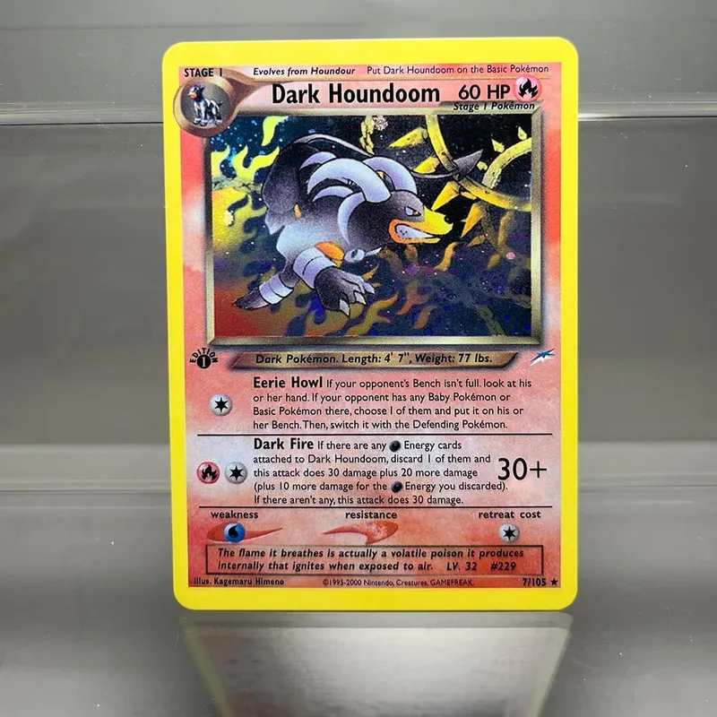 Neo Destiny Charizard PTCG Single Collection Card 1st Edition 1996 Tyranitar Gengar Card PKM Proxy Cards Toys Gifts — image 10