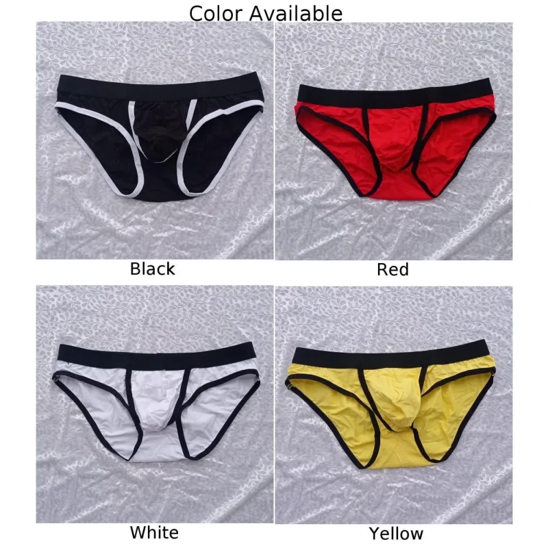 全新男內褲內褲棉混紡彈性低腰男 M~2XL 袋彈性夏季四季 — image 5