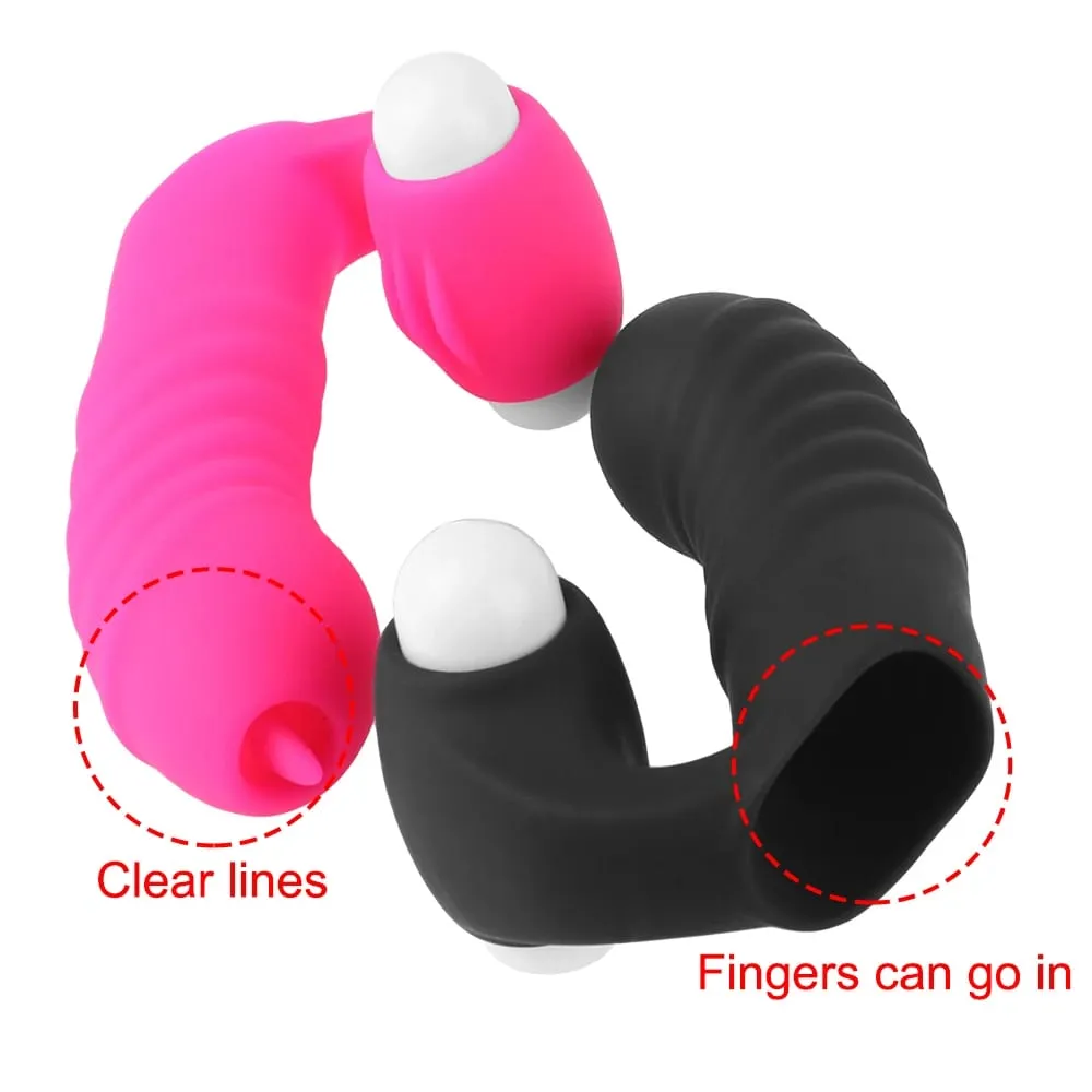 Δονητές Strapon Sleeve Finger for Women Διεγέρτης κλειτορίδας Κολπικές γλείψεις Πρωκτικό βύσμα Γυναικεία Αυνανισμός Παιχνίδια σεξ Ζευγάρια Ερωτικά — image 5