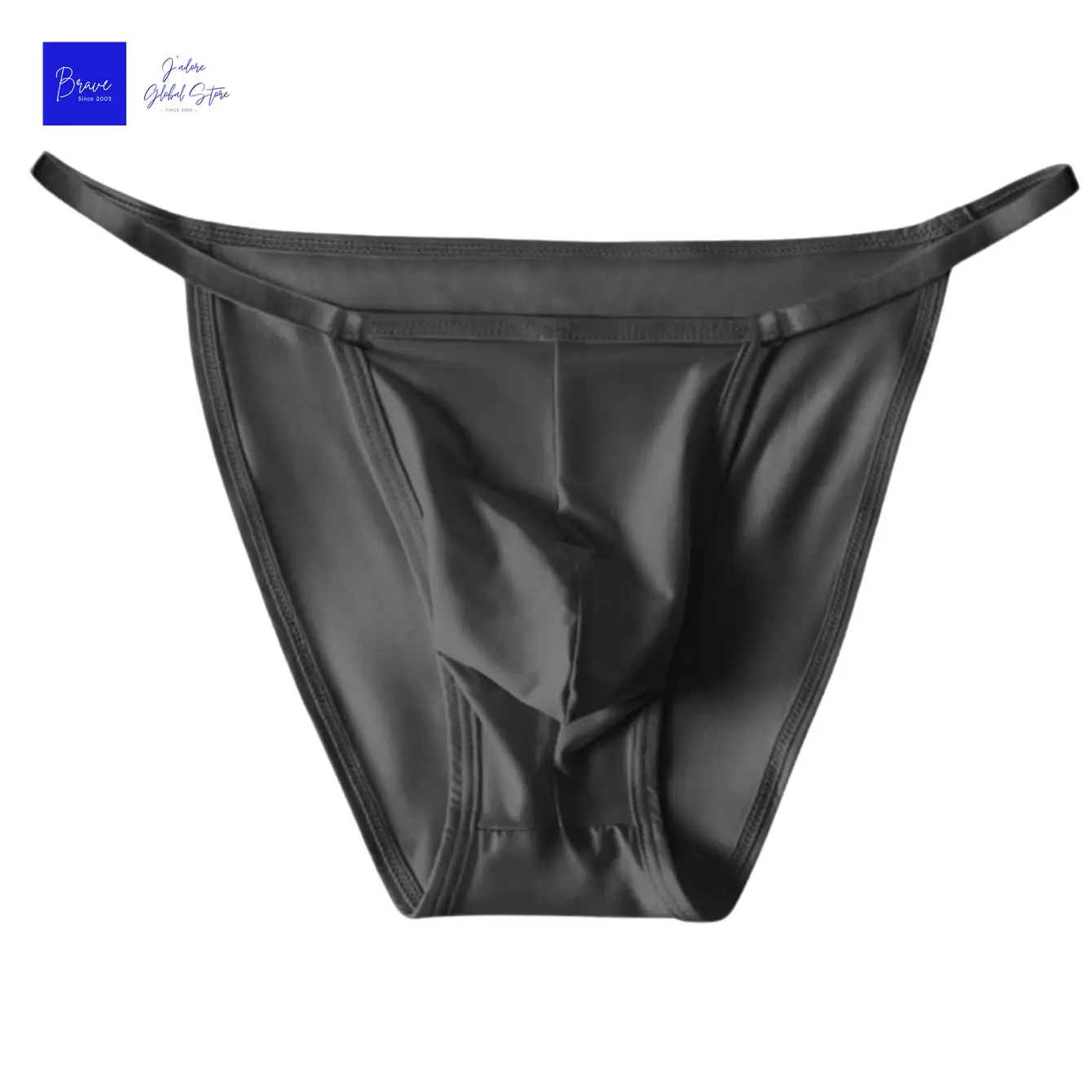 1pc Sexy Men Underwear Briefs Underpants Nylon Quick Dry Men's Briefs Bikini Slip Men's Tanga Briefs Mens Sexy Underwear U Pouch — image 9