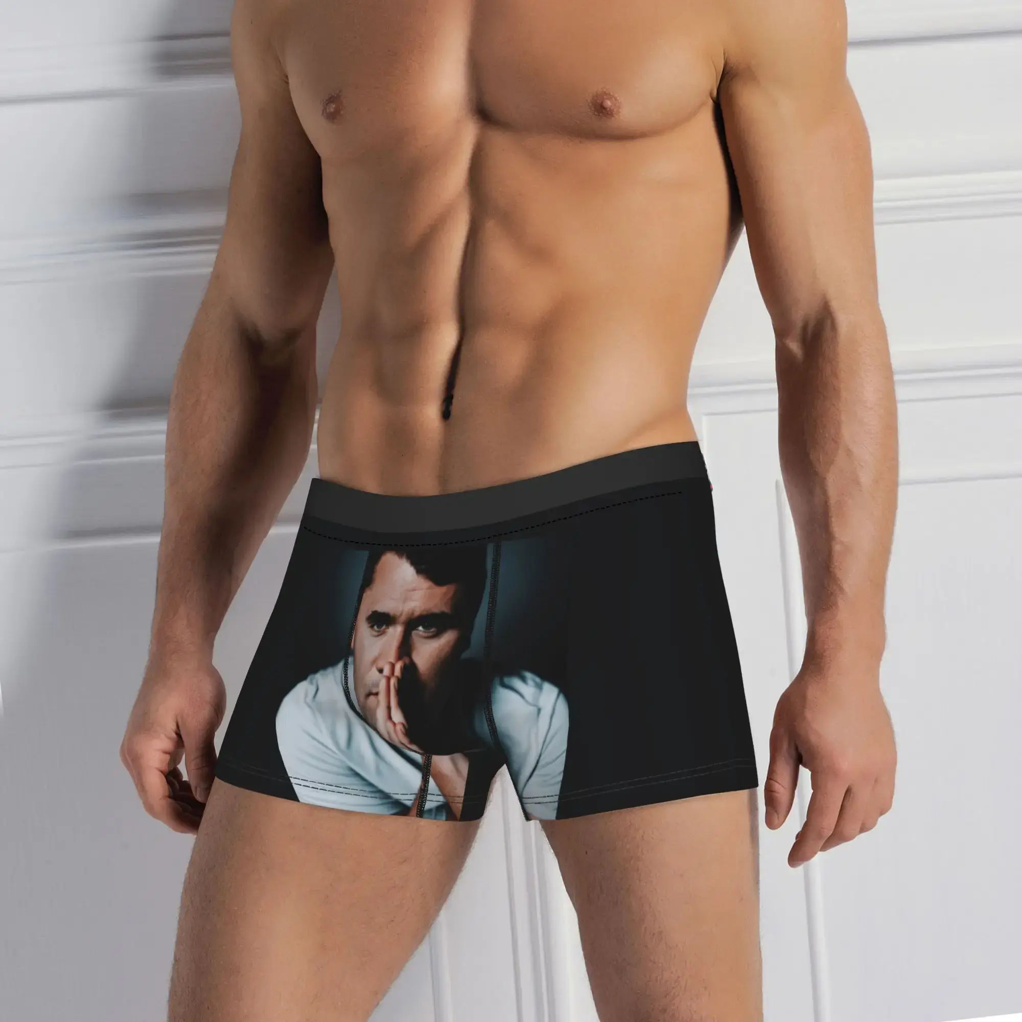 C-Charlie K-kirk Underwear Soft Trend Panties Printing Shorts Briefs For Men 3D Pouch Plus Size Trunk — image 1