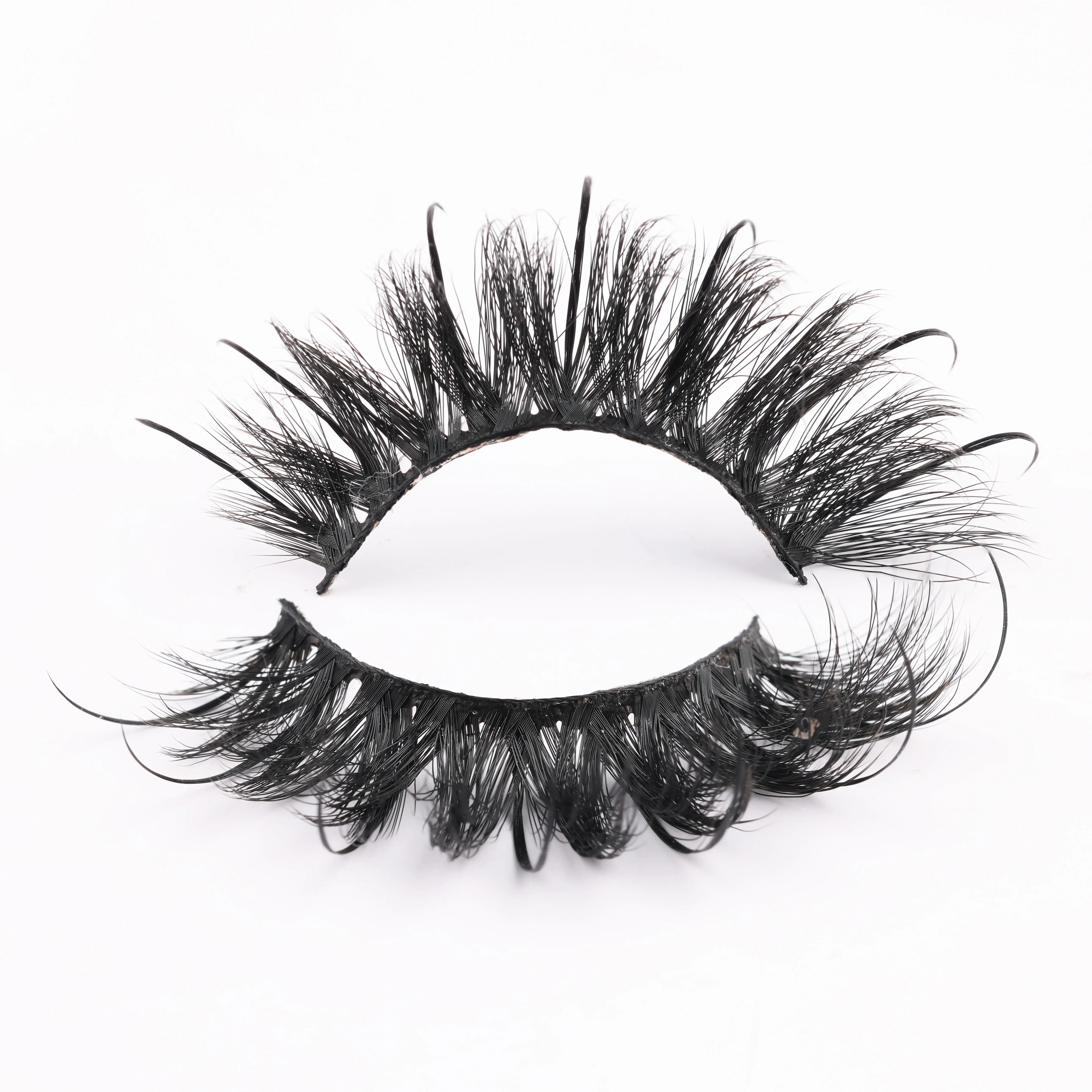 Wet Lash Spikes Volume Fluffy Full Strip Lashes Αξεσουάρ Μακιγιάζ Faux Mink Eye Lashes Πωλητής Wet Manga Lashes Ψεύτικες βλεφαρίδες — image 4