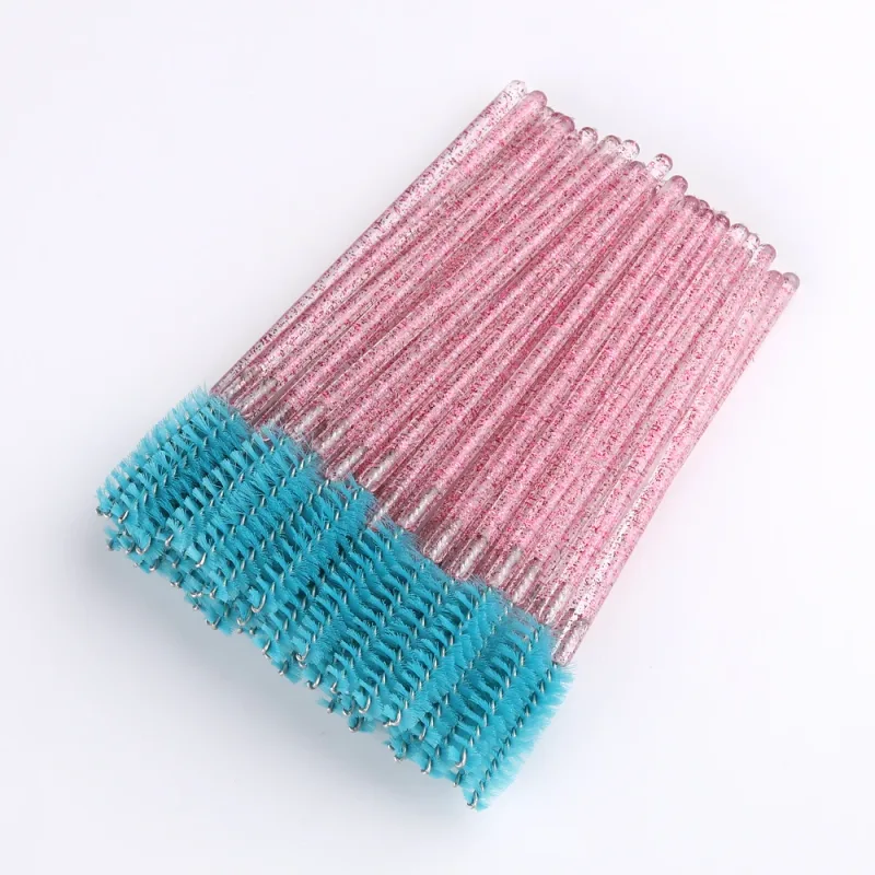 50pcs Disposable Eyelash Brushes Extension Crystal Eyebrow Brush Mascara Wand Eye Lashes Cosmetic Tool Set Makeup Beauty — image 14