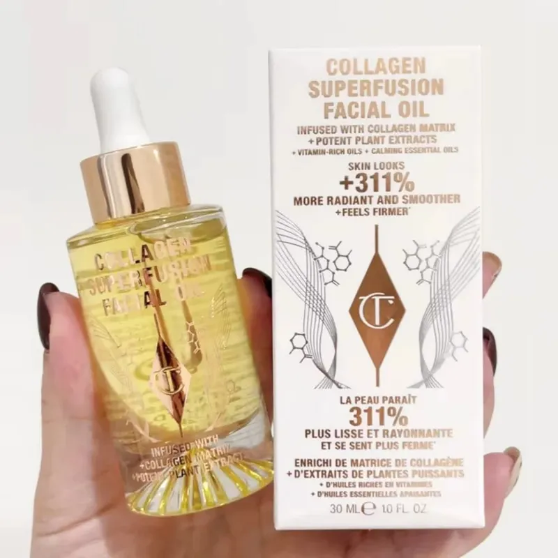 Charlotte Tilbury 30ml Collagen Superfusion Facial Oil Facial Skincare SKIN Looks More Radiant Smoother Feels Firmer Makeup Gift