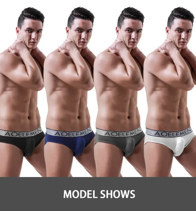 Bullet type separation scrotal panties men's briefs breathable varicocele U convex pouch — image 21