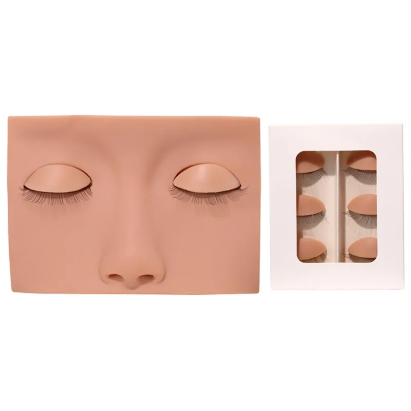 Χονδρική τιμή Εξάσκηση Lashing Eyelashes Mannequin Head Σετ εκπαίδευσης για αρχάριους Καλλυντικά Eye Lash Extension Supplies Mannequin