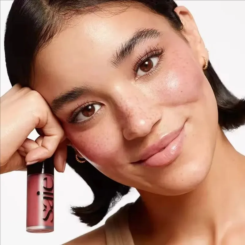 ΝΕΟ Saie Glowy Super Gel Starglow/Liquid Blush Moisturize Base Makeup Highlighter για Dewy Makeup Hydrating Antioxidant Repaire — image 5