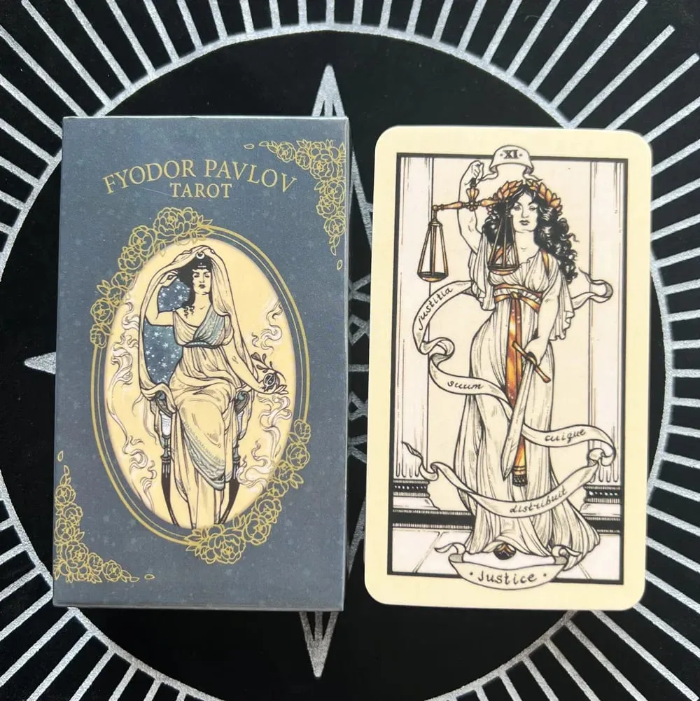 Fyodor Pavlov Tarot Cards Divination Deck English Versions Edition Oracle Board Παίζοντας επιτραπέζια παιχνίδια για πάρτι — image 5