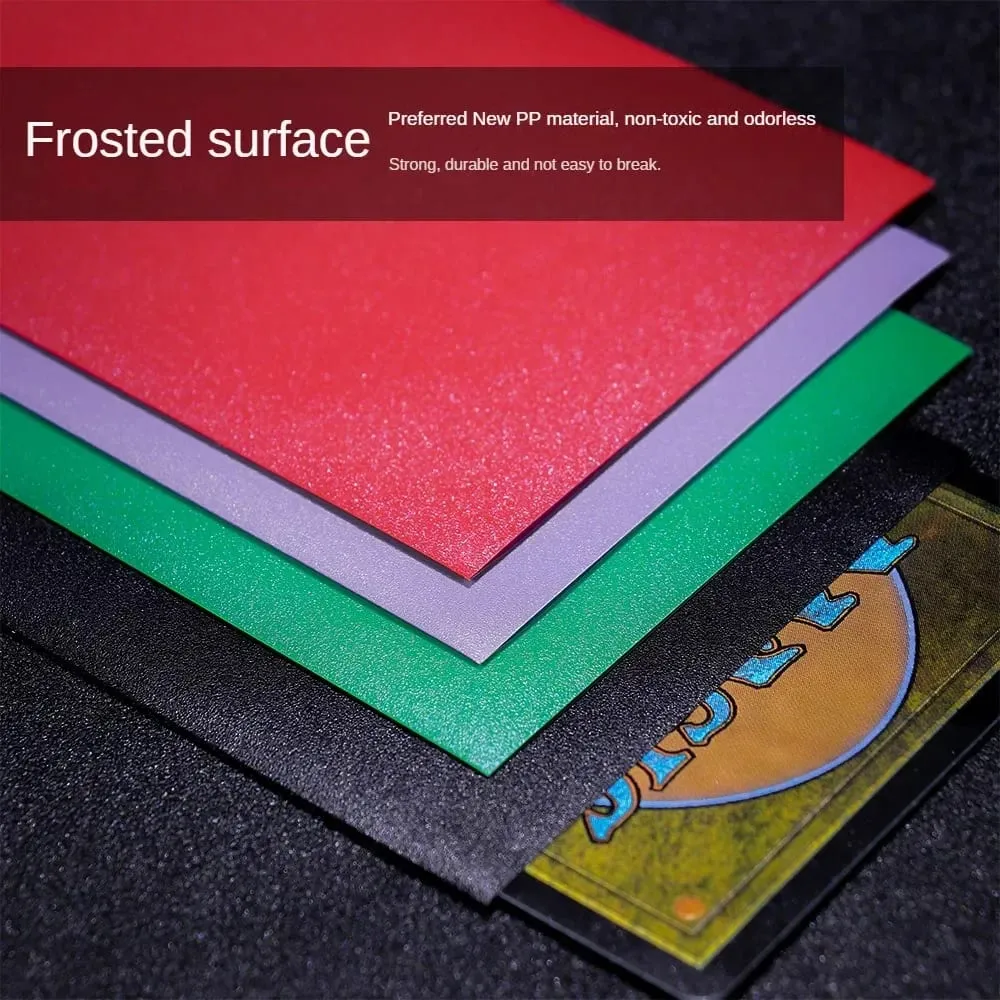 200PCS Card Sleeves Εμπορικές κάρτες Διπλής στρώσης Ματ μανίκια κάρτας τυπικού μεγέθους για Pokemon MTG Baseball Sport Card Game