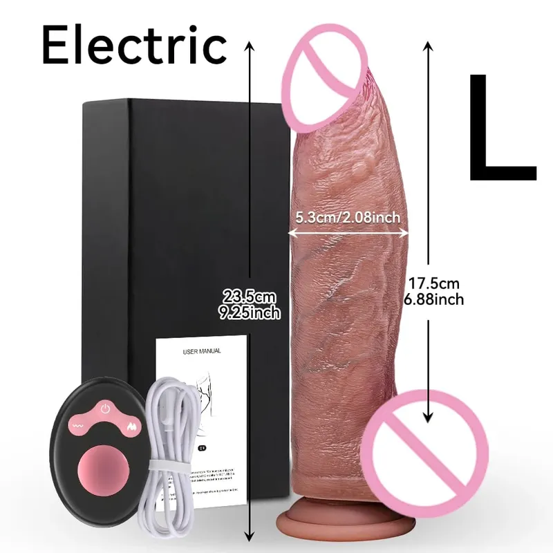Thick Dildo Vibrator For Women Realistic Dildos Penis Remote Control Thrusting Heated Vibrators Sex Toys Anal G Spot Stimulators — image 7