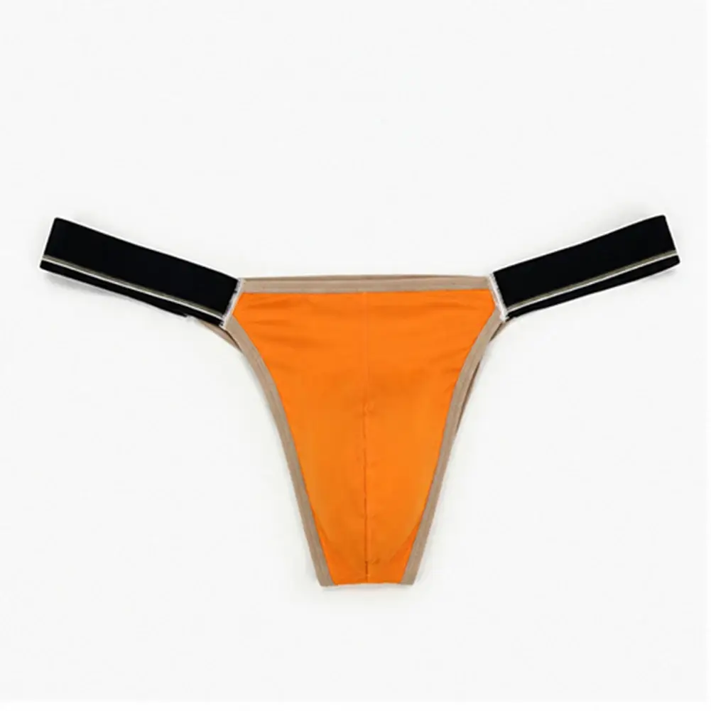 Breathable Low Waist Men Ice Silk Thongs Thin Underpants Men's Panties Lingerie Underwear Male Briefs Male Thongs — image 6