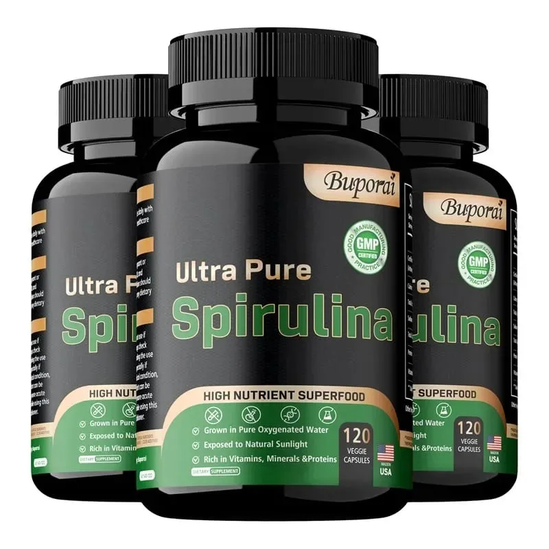 Organic Spirulina - Detoxification Immune System Cardiovascular Antioxidant Improve Digestive HealthSupplementsSupplements — image 8