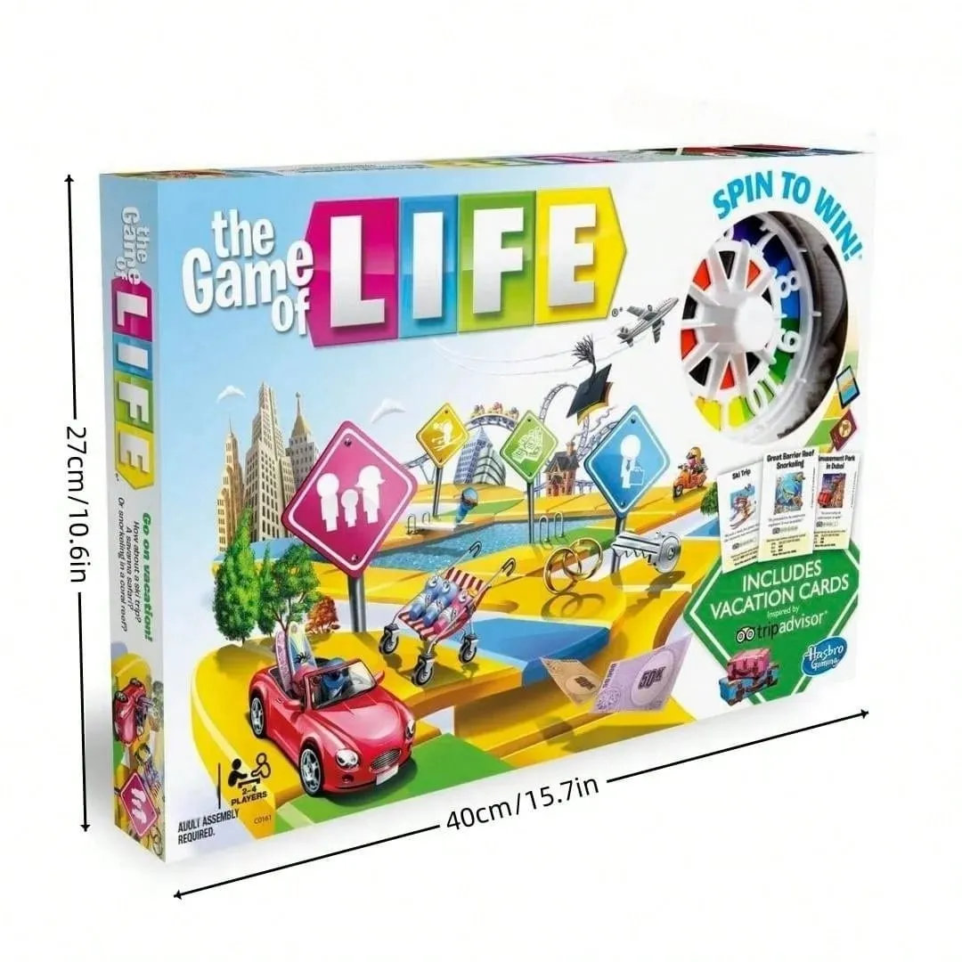 Life Simulation Board Game - Spin Wheel Party Game (2-4 Players) Board Game Card Game Ideal for Family Gatherings Gift — image 4