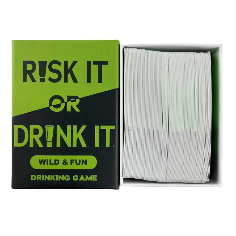 Risk It or Drink It Διασκεδαστικό παιχνίδι πάρτι για το κολέγιο παιχνίδι με κάρτες Παιχνίδι με το ποτό Pregame Night Ξεκαρδιστικό τόλμημα Προκλήσεις Ερωτήσεις για ενήλικες — image 6