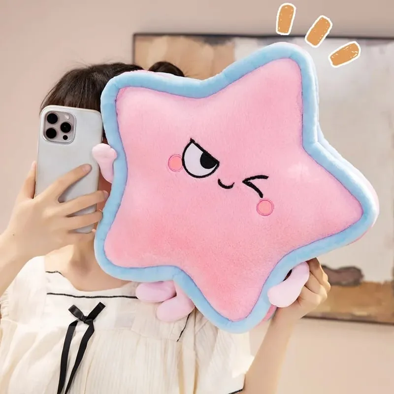 Five Pointed Star Plush Pillow 40/60cm Stuffed Cushion Squishy Sofa Cushion Adorably Home Decor Toys Creative Birthday Gifts — image 5