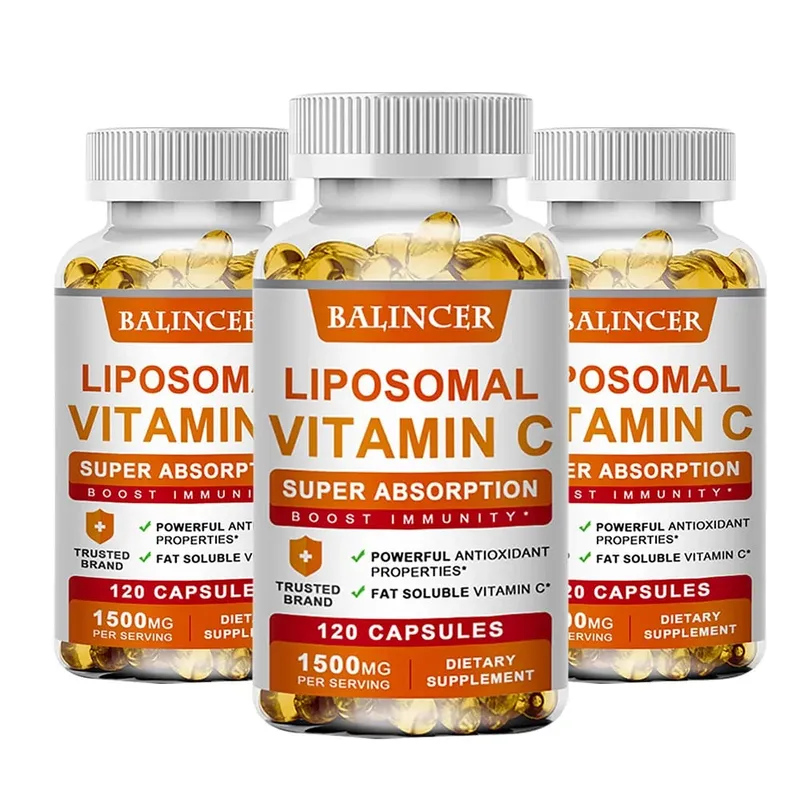 Λιποσωματική Βιταμίνη C 1500mg Υψηλής Απορρόφησης Λιποδιαλυτό Ασκορβικό Οξύ Ανοσολογική Υποστήριξη Ενισχυτικό κολλαγόνου & Αντιοξειδωτικό Συμπλήρωμα