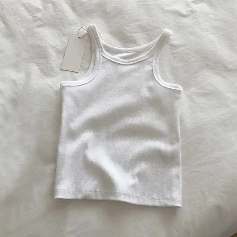 2024 Women Tank Tops Sexy Cropped Top Female Women Summer Camisole Camis Black White Sport Clothes For Women
