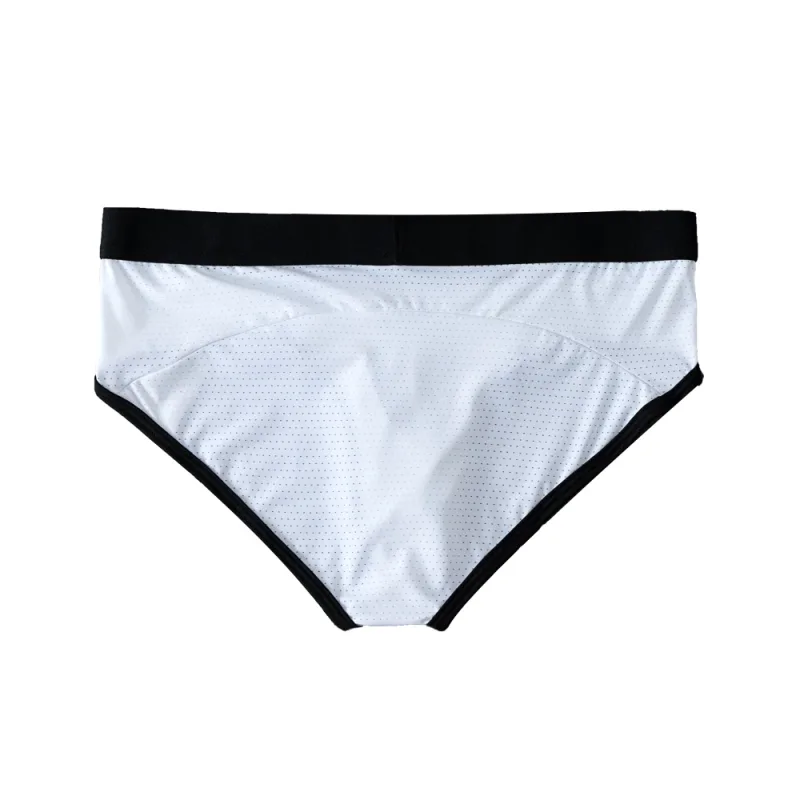 Fashion Mens Underwear Briefs Breathable Mesh Men's Panties Men Brief Bikini Underpants Back Patch Big Pouch Man Trunks D3-11 — image 7