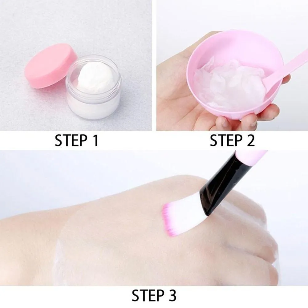 Face Mask Mixing Bowl Set DIY Facemask Mixing Tool with Silicone Mask Bowl Makeup Brushes Spatula Beauty Skin Care Beauty Health — image 6