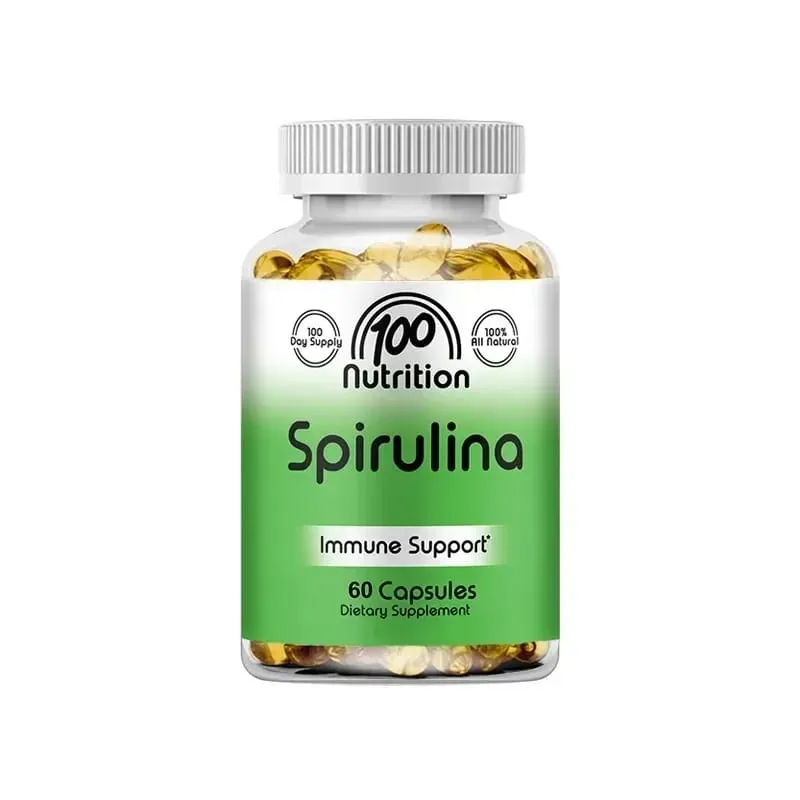 Organic Spirulina 2000 Mg Kiegészítő – segíti a méregtelenítést az immunrendszerben Szív- és érrendszeri antioxidánsok B-vitaminok — image 9