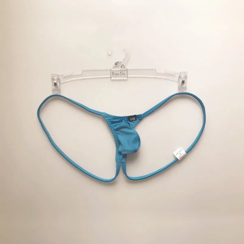 Men Ice Silk Thin Jock Strap Supporter Backless Japanese Thongs Gay Sissy Pouch Lingeries For Man Underwear Briefs Men's Panties — image 3