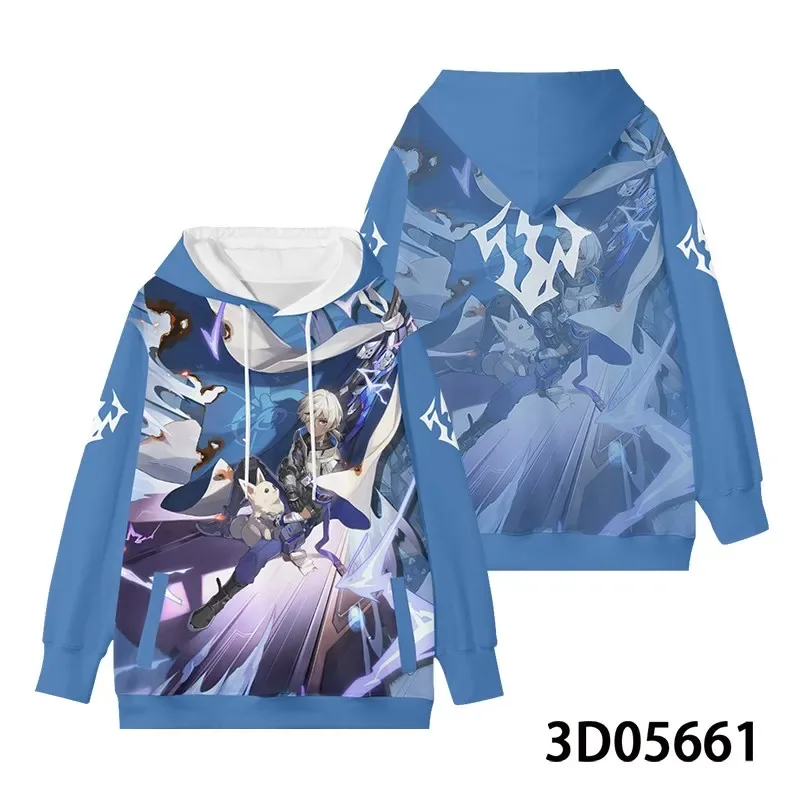 ใหม่เกมHonkai: Star Railทั้งหมดบทบาทเล่นHoodies 3Dพิมพ์อะนิเมะเสื้อกันหนาวขนาดใหญ่ผู้ชายผู้หญิงแขนยาวTracksuit Pullover — image 13