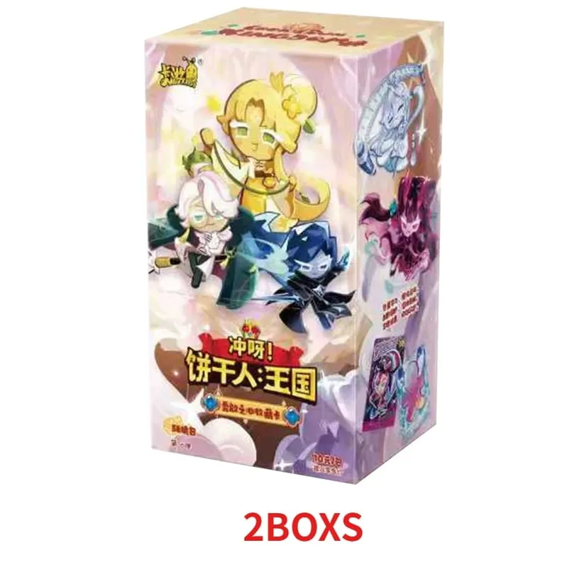Genuine Cookie Run: Kingdom Cards Braveheart פרק קריספי Pack Escape The Oven Adventure מתנות כרטיסי אוסף אנימה