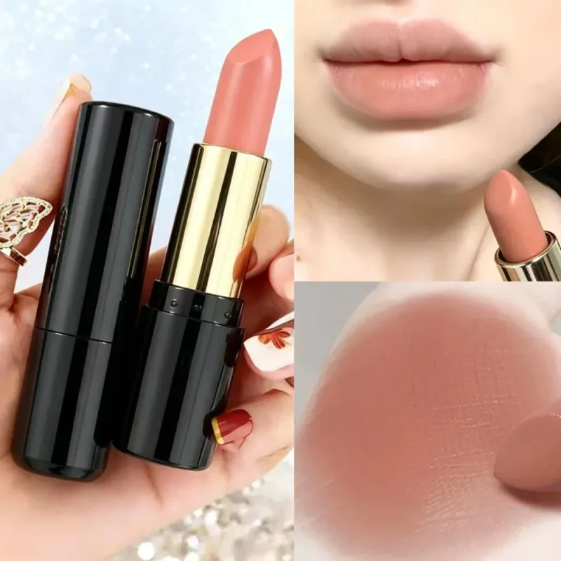Milk Tea Κανέλα Γυμνό Lip Stick Matte Ενυδατικό Lip Balm με υψηλή χρωστική που διαρκεί Απαλό βελούδινο χρώμα χειλιών καθημερινό φυσικό μακιγιάζ