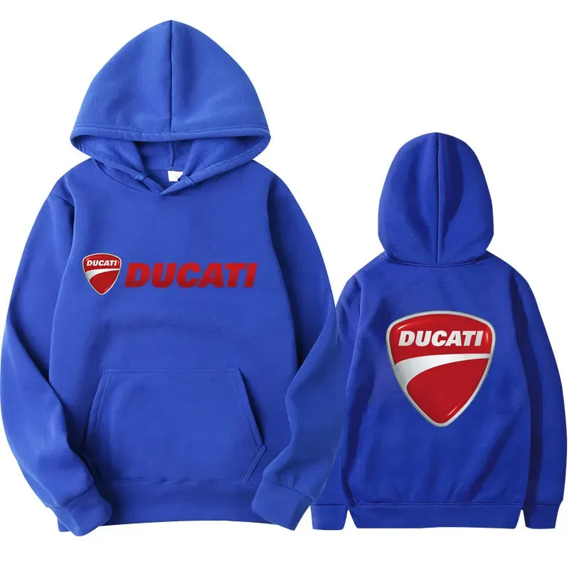 2026 DUCATIรถจักรยานยนต์Hoodiesเสื้อกีฬากลางแจ้งMotogpขี่จักรยานAll-Seasonพัดลมชุดชายเสื้อผ้าสตรี