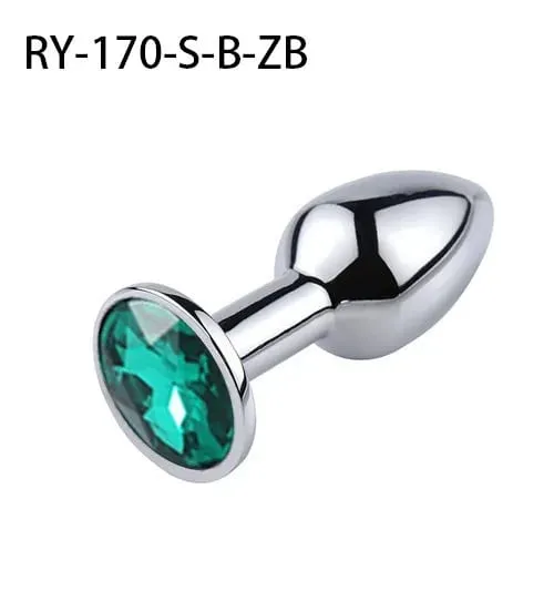 1Pcs Crystal Anus Metal anal plug Jewelry base novice player to senior player 5 size SM Butt g-point massage BDSM sex toys — image 15