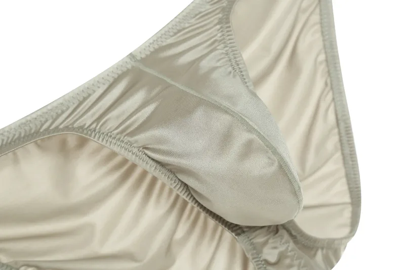 Men's Low Rise Gym Briefs Smooth Satin Sport Training Underwear Bodybuilding Ultra Thin Quick Dry Fitness Workout Butt-lifting — image 12