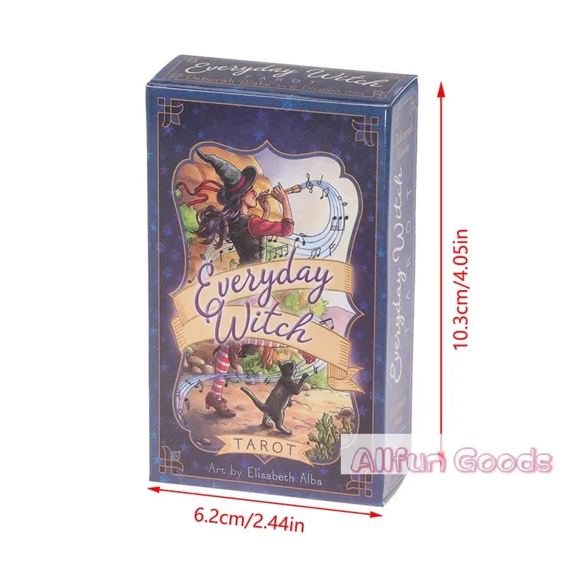 [TG835]1Box Book στην αγγλική γλώσσα Everyday Witch for Beginners Επιτραπέζια παιχνίδια Αστρολογία Μαντικές κάρτες Εργαλεία