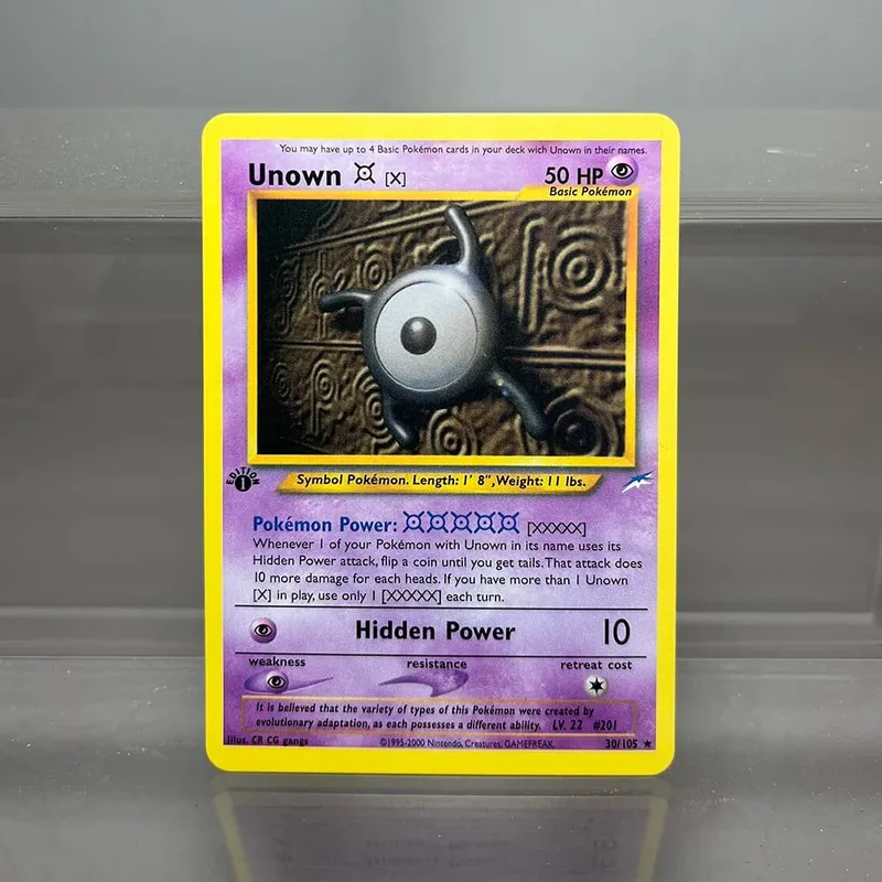 Neo Destiny Charizard PTCG Single Collection Card 1st Edition 1996 Tyranitar Gengar Card PKM Proxy Cards Toys Gifts