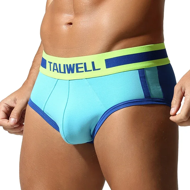 Men's Triangle Underwear, Tight Fitting, Low Waist, Color Blocking, Sexy, Youthful, Breathable and Comfortable — image 9