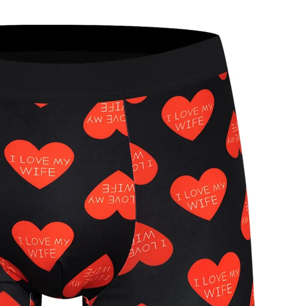 Top Selling Men's Four Cornered Underwear with Printed Fashion Men Boxer Shorts Breathable Mid Waist Underpant — image 5