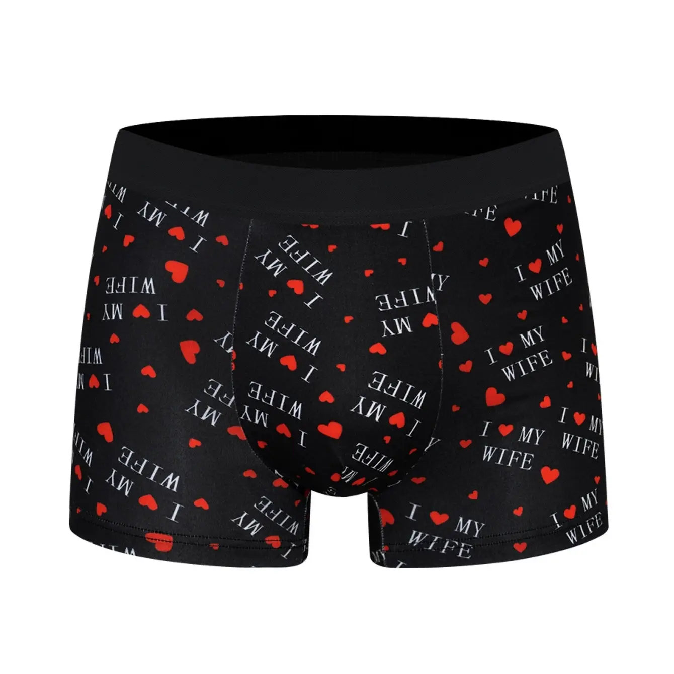 Top Selling Men's Four Cornered Underwear with Printed Fashion Men Boxer Shorts Breathable Mid Waist Underpant