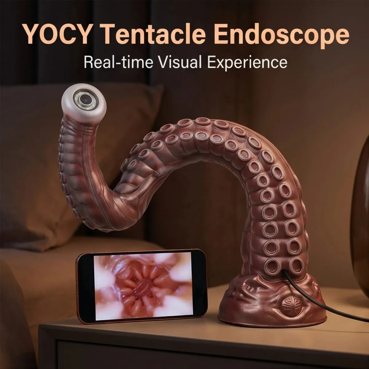 Vaginal Speculum LED Dildo Liquid Silicone Long Anal Plug Strong Suction Cup for Couples Adult Sex Toys анальная пробка — image 2