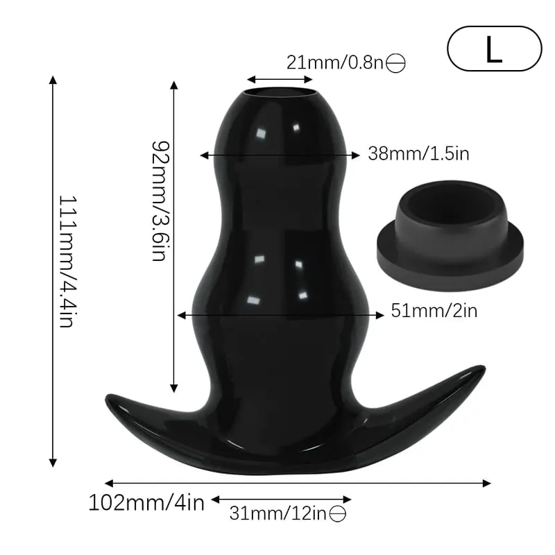 5 Sizes Hollow Anal Plug/Dilator/Dildo Soft Speculum Prostate Massager Butt Plug Set Intimate/Enema Sex Toys For Women Men Gay